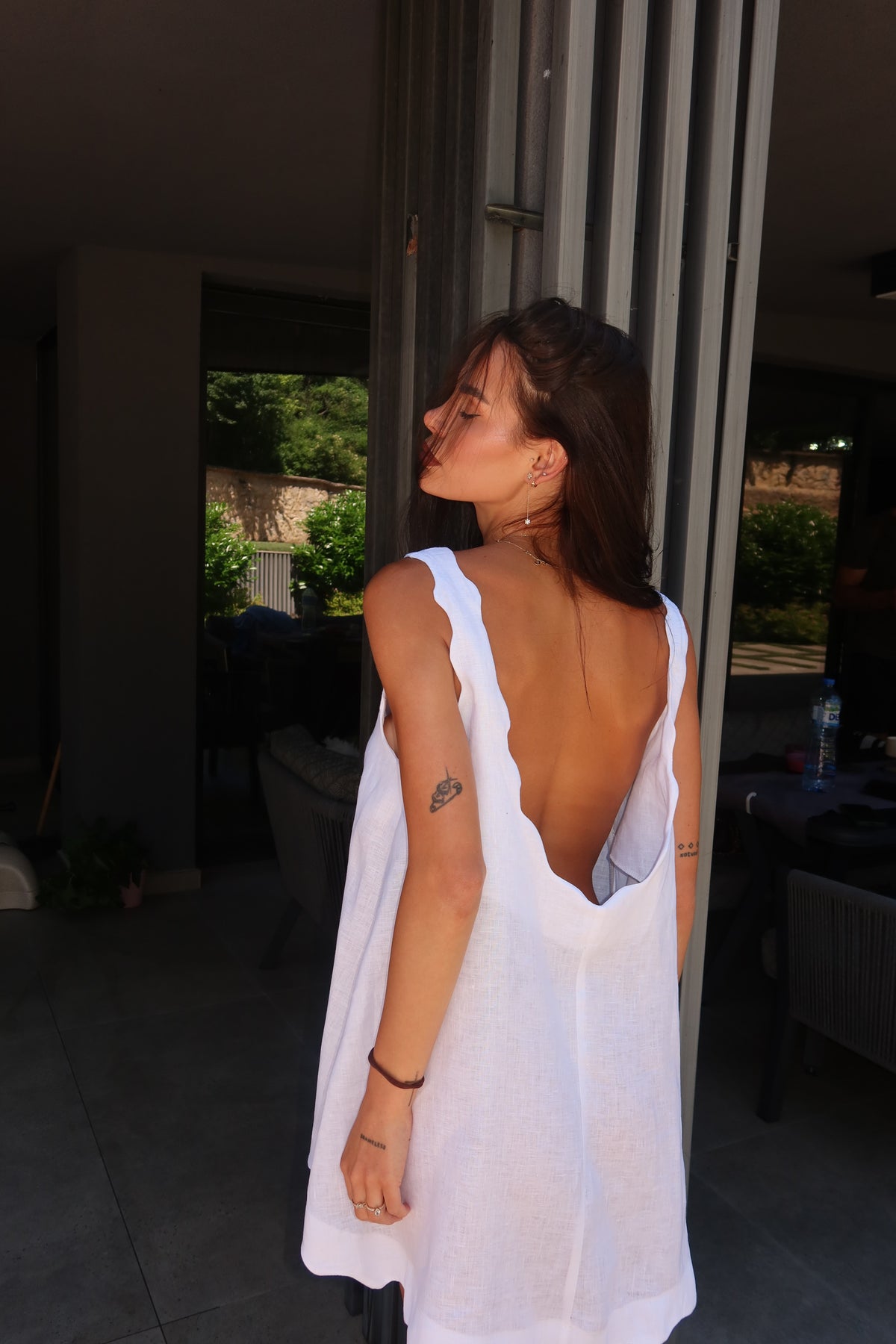 Anabel Dress In White