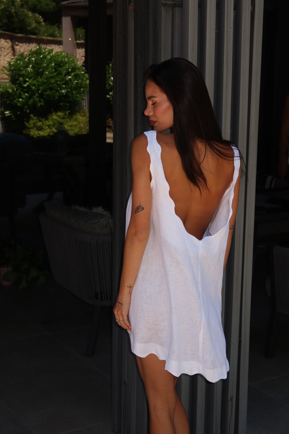 Anabel Dress In White