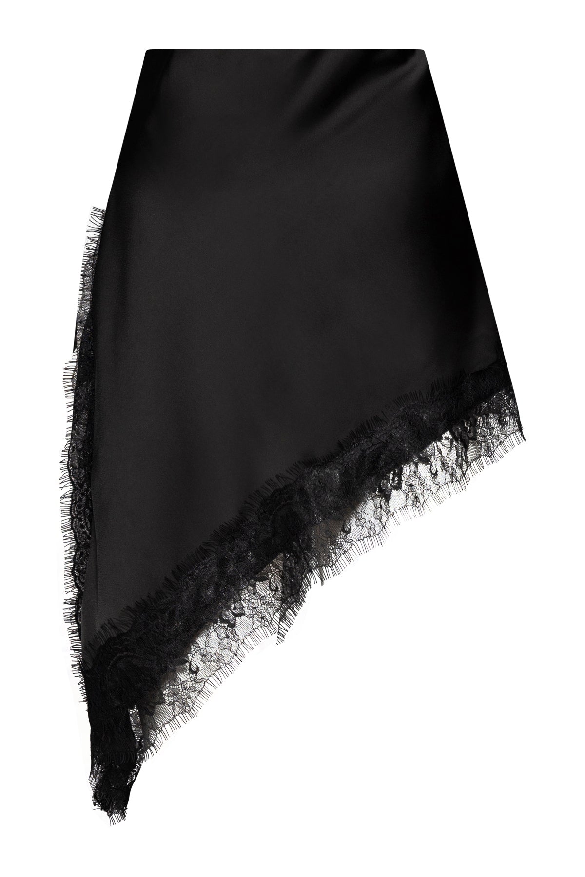 Amelia Asymmetric Skirt In Black