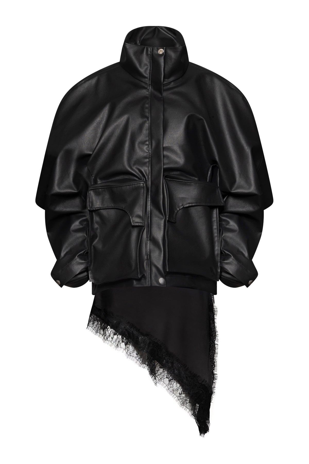 Amelia Asymmetric Skirt In Black