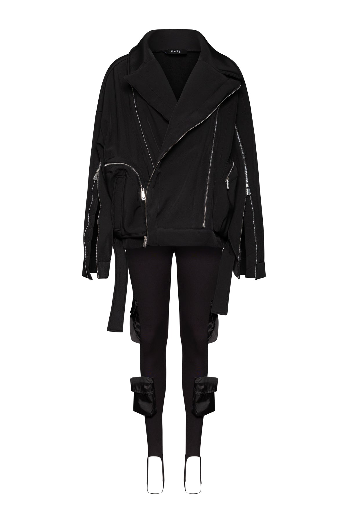 Modern Jacket With Zips