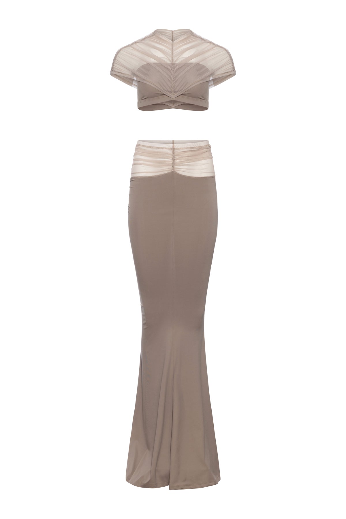 Top Mesh Touch In Beige