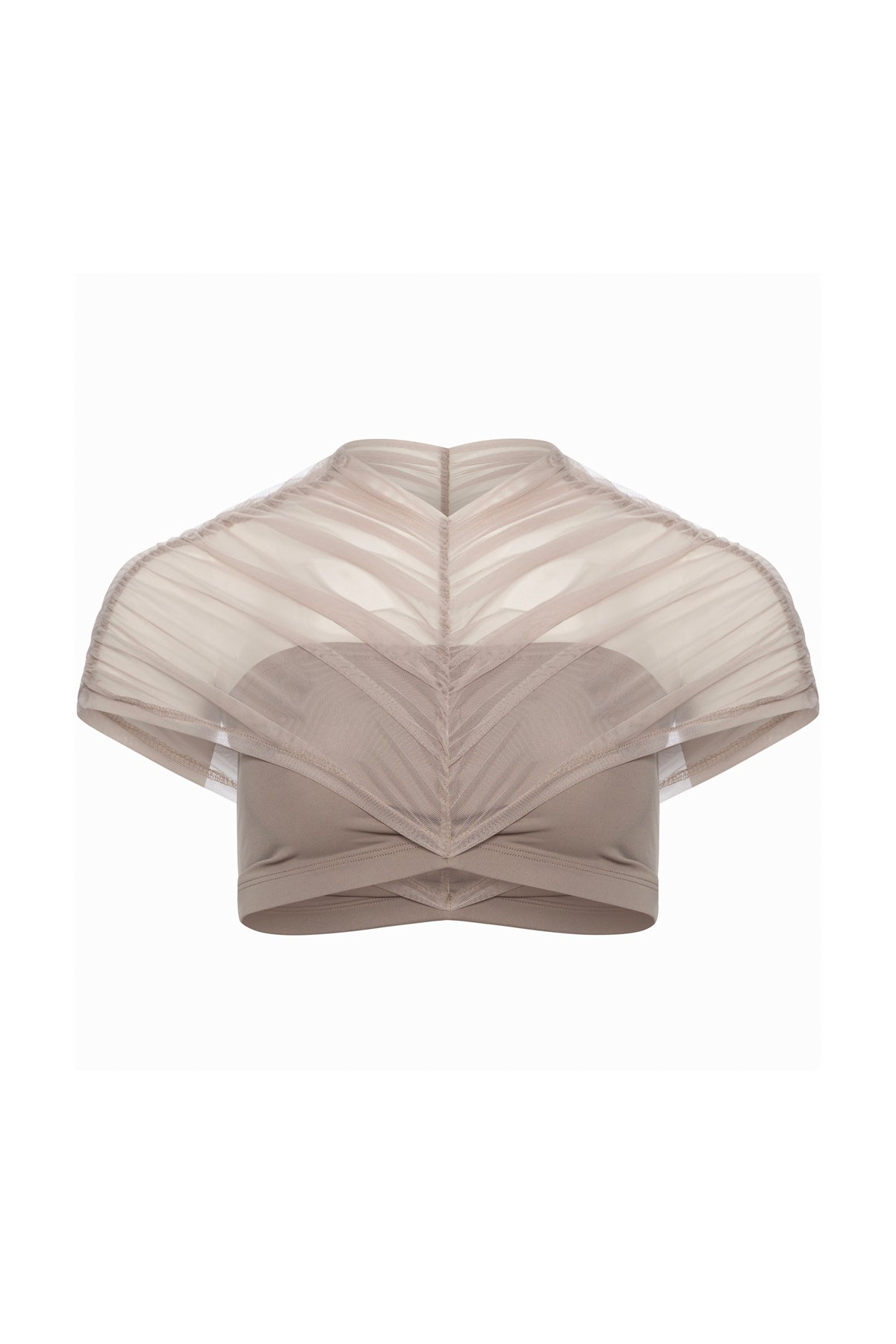 Top Mesh Touch In Beige