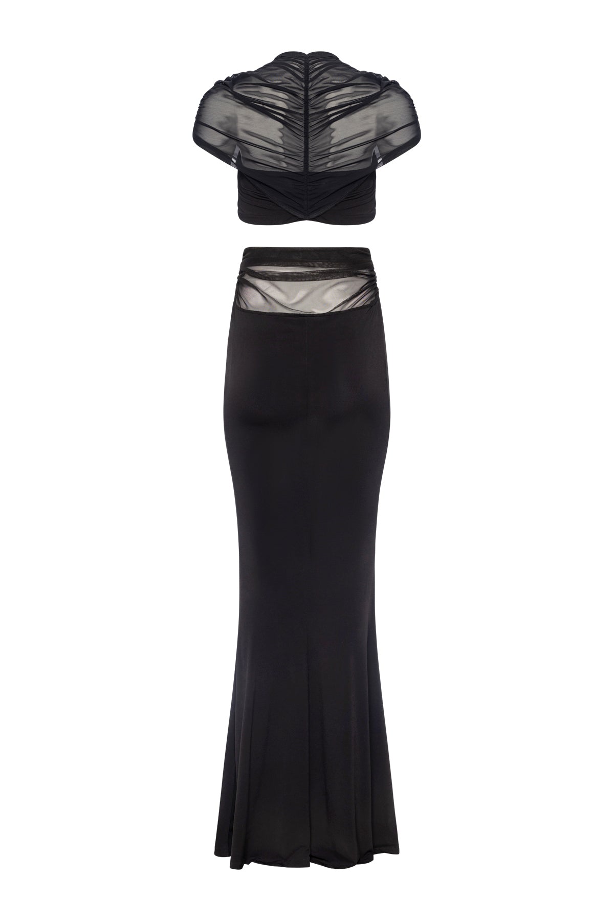 Top Mesh Touch In Black