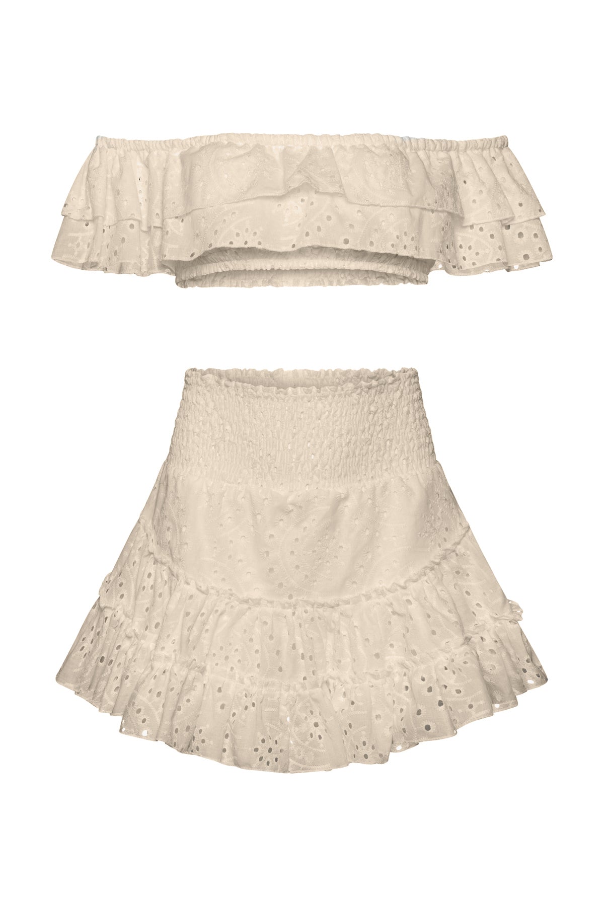 Gigi Lace Set In Cream