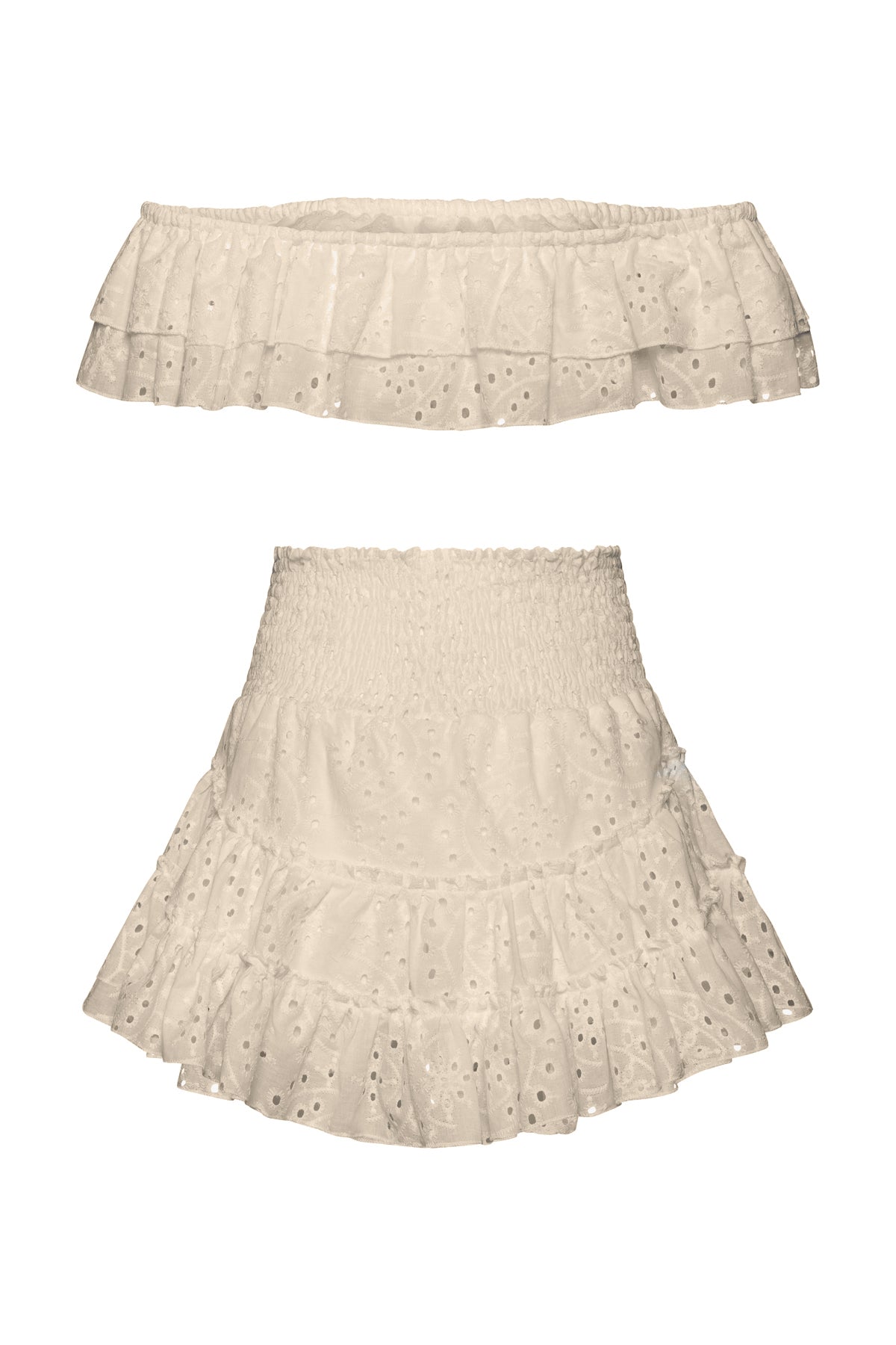 Gigi Lace Set In Cream