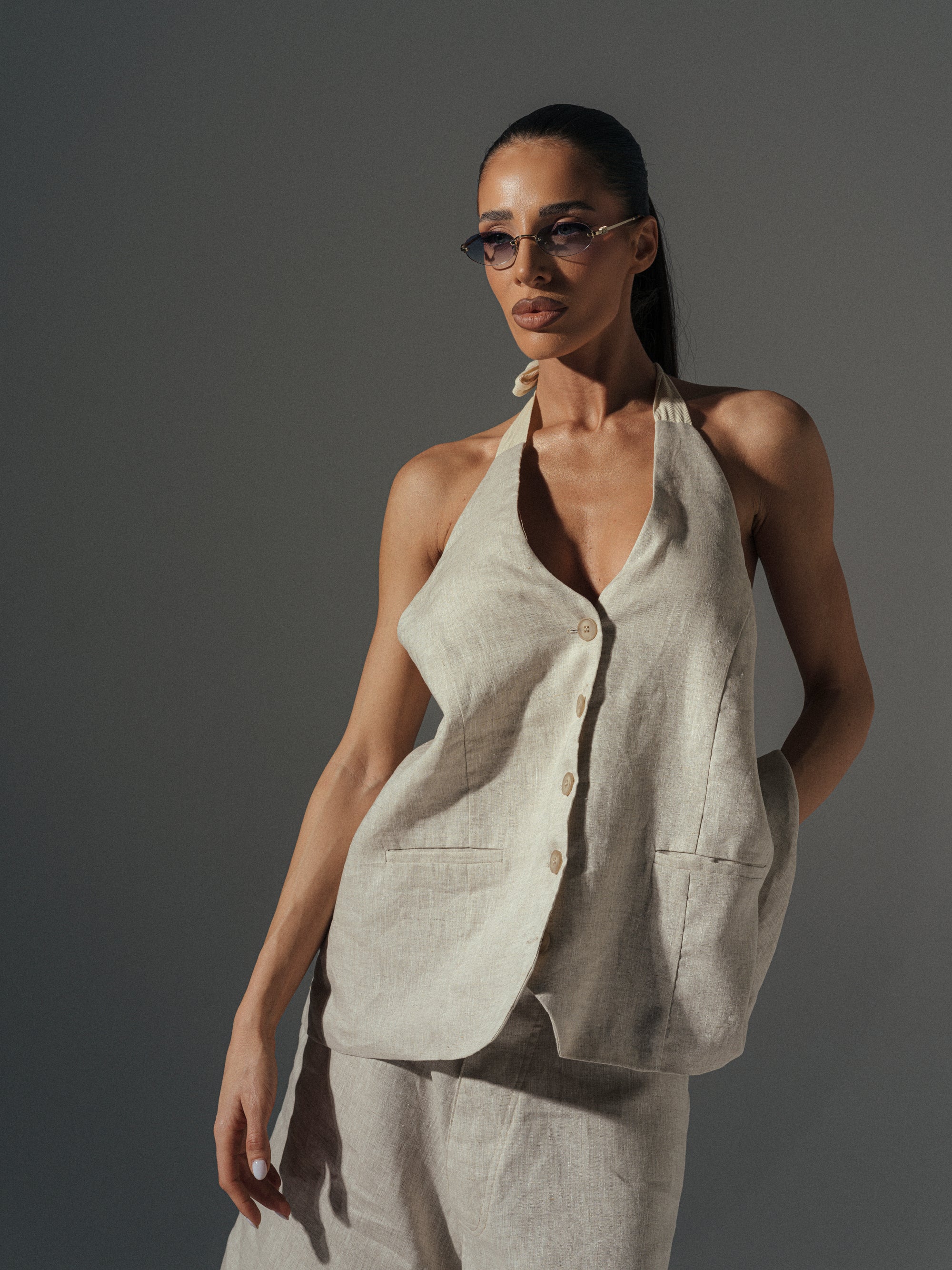 Liya Pants In Beige