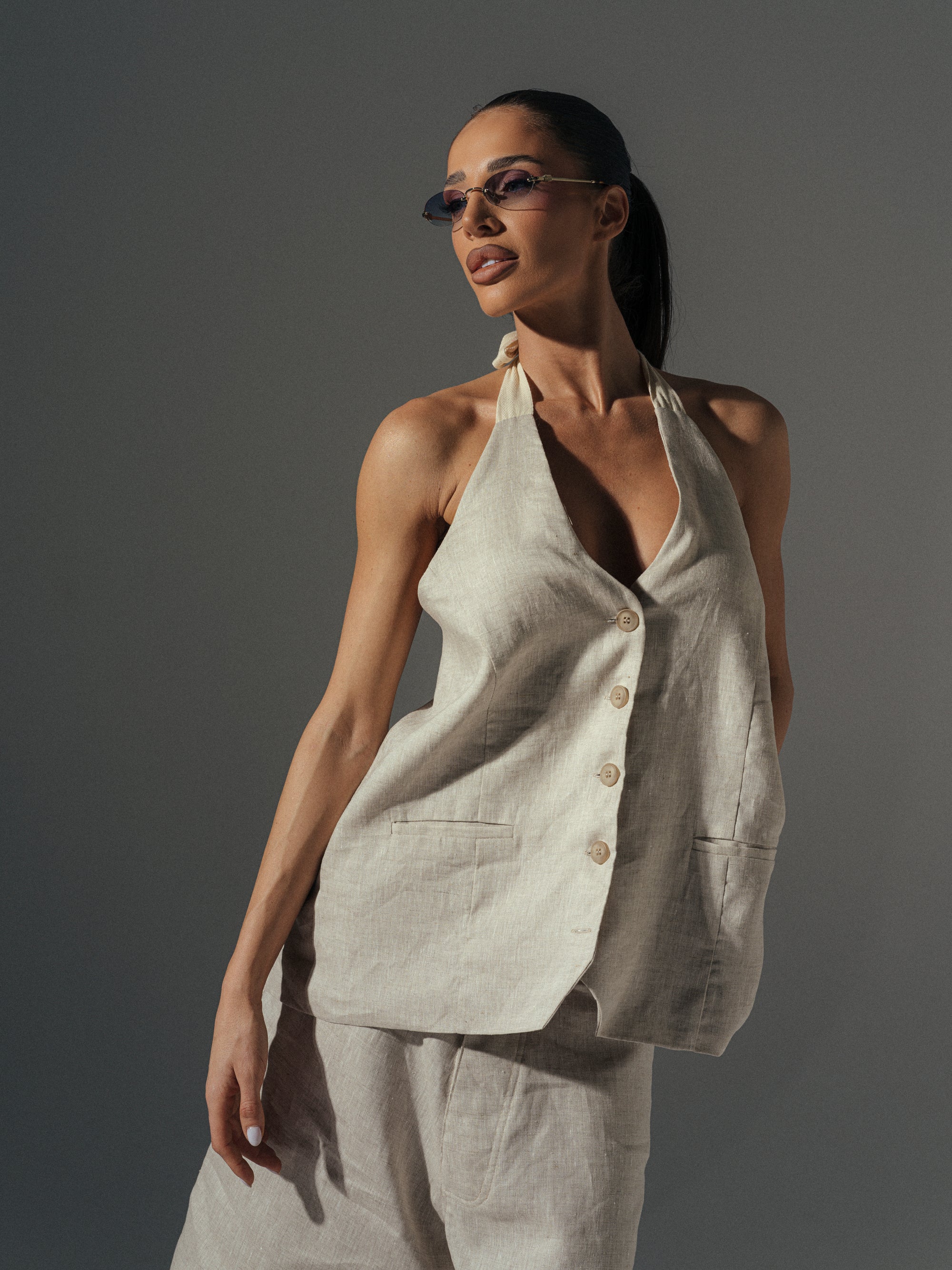 Liya Pants In Beige