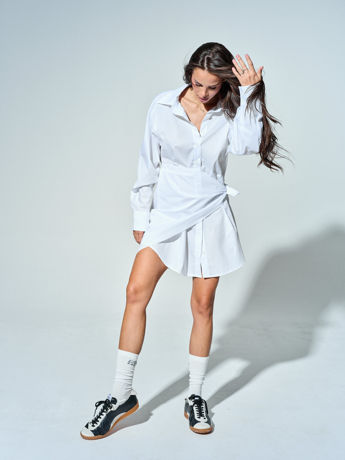 Liya Shirt In White