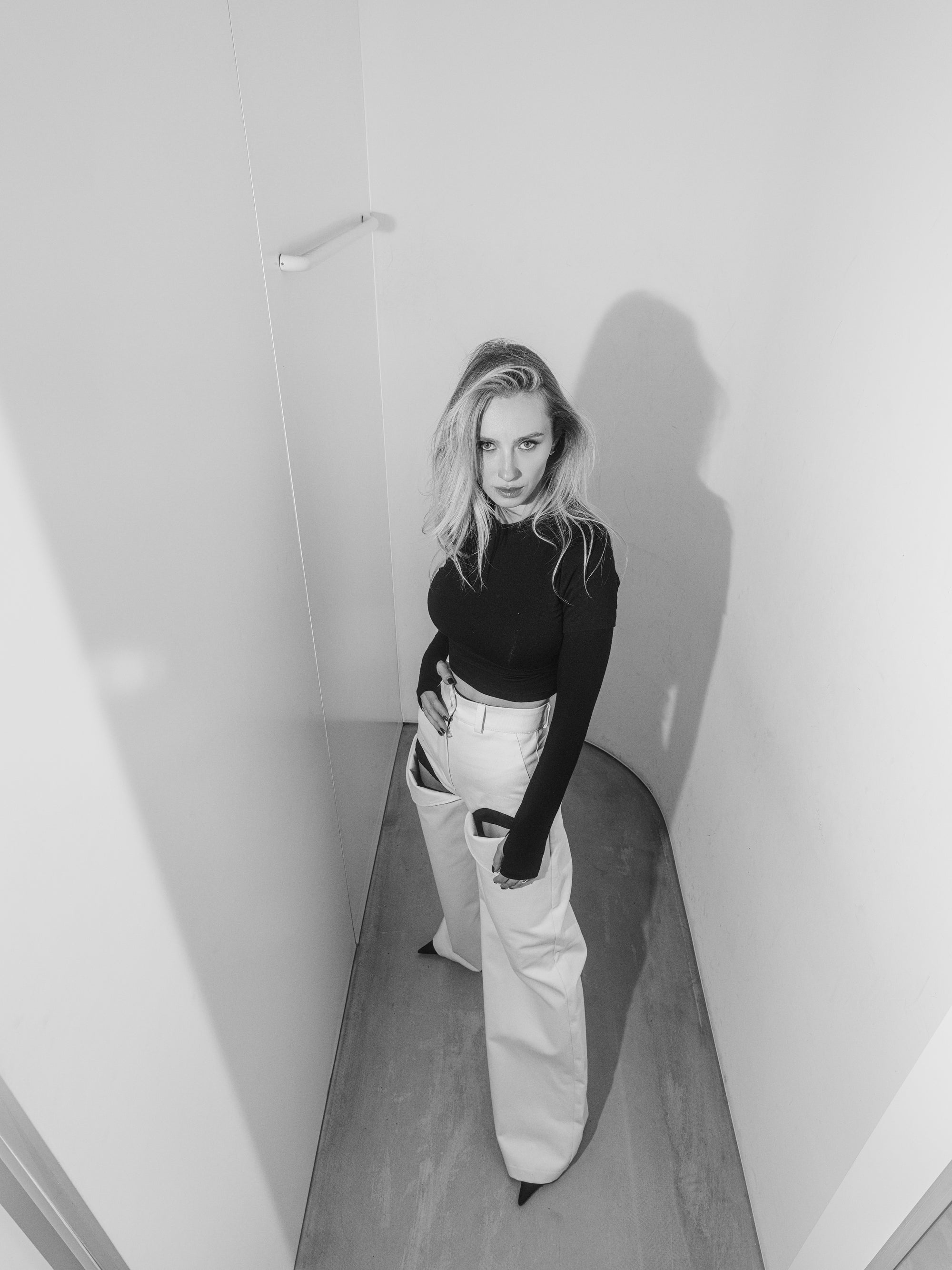 Emma Dubbel T-shirt In Black
