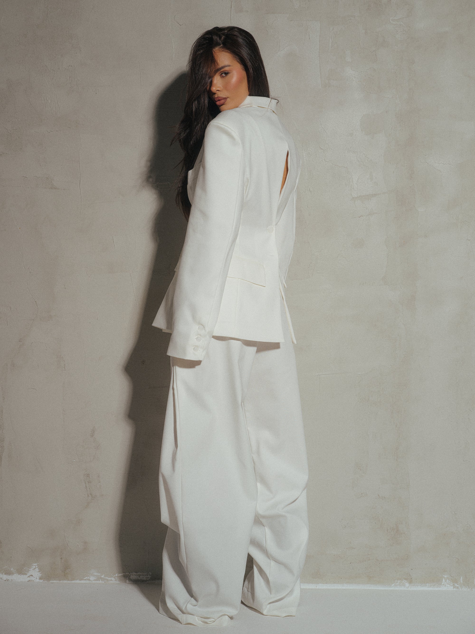 Niya Pants In White