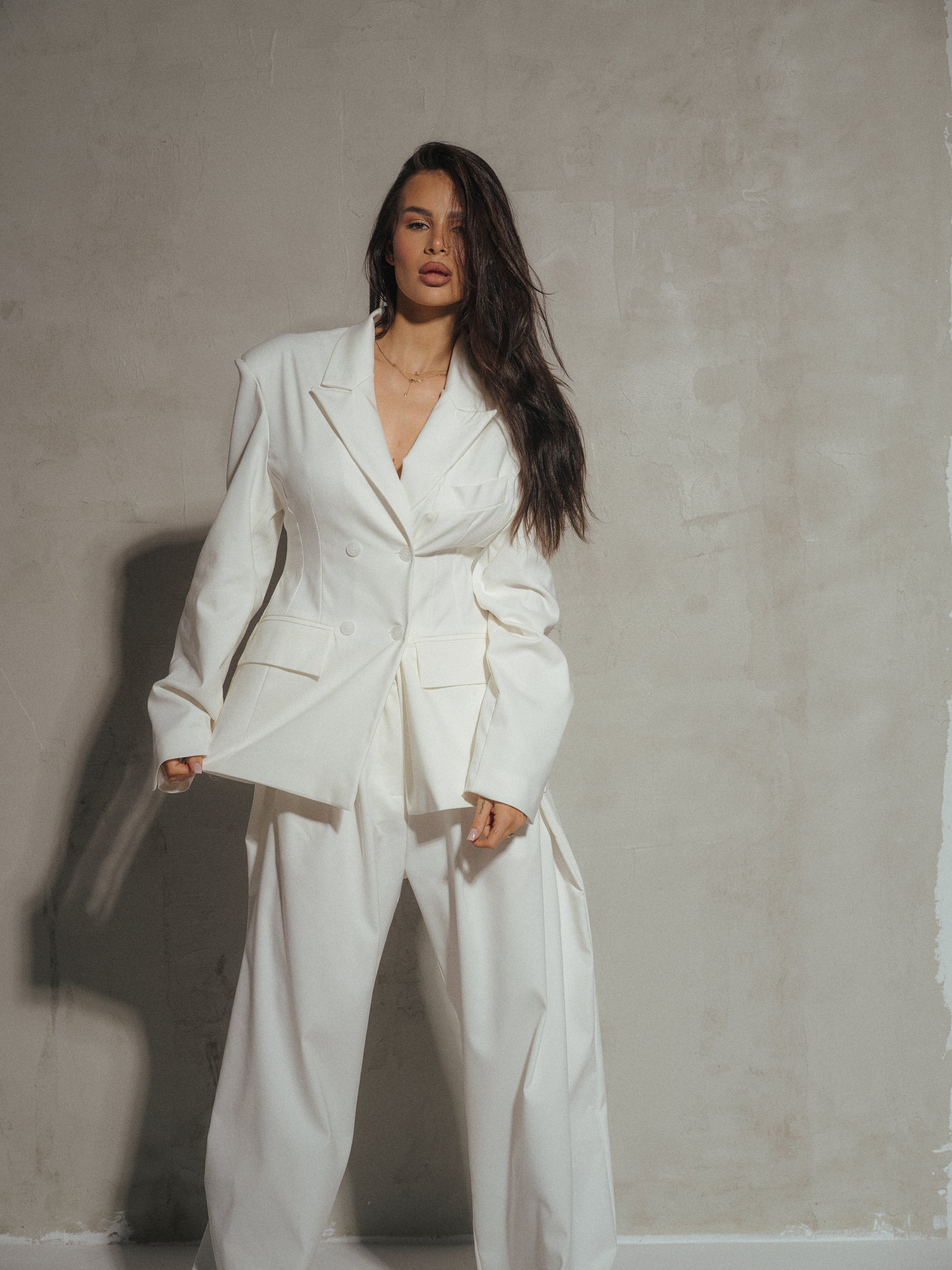 Niya Pants In White