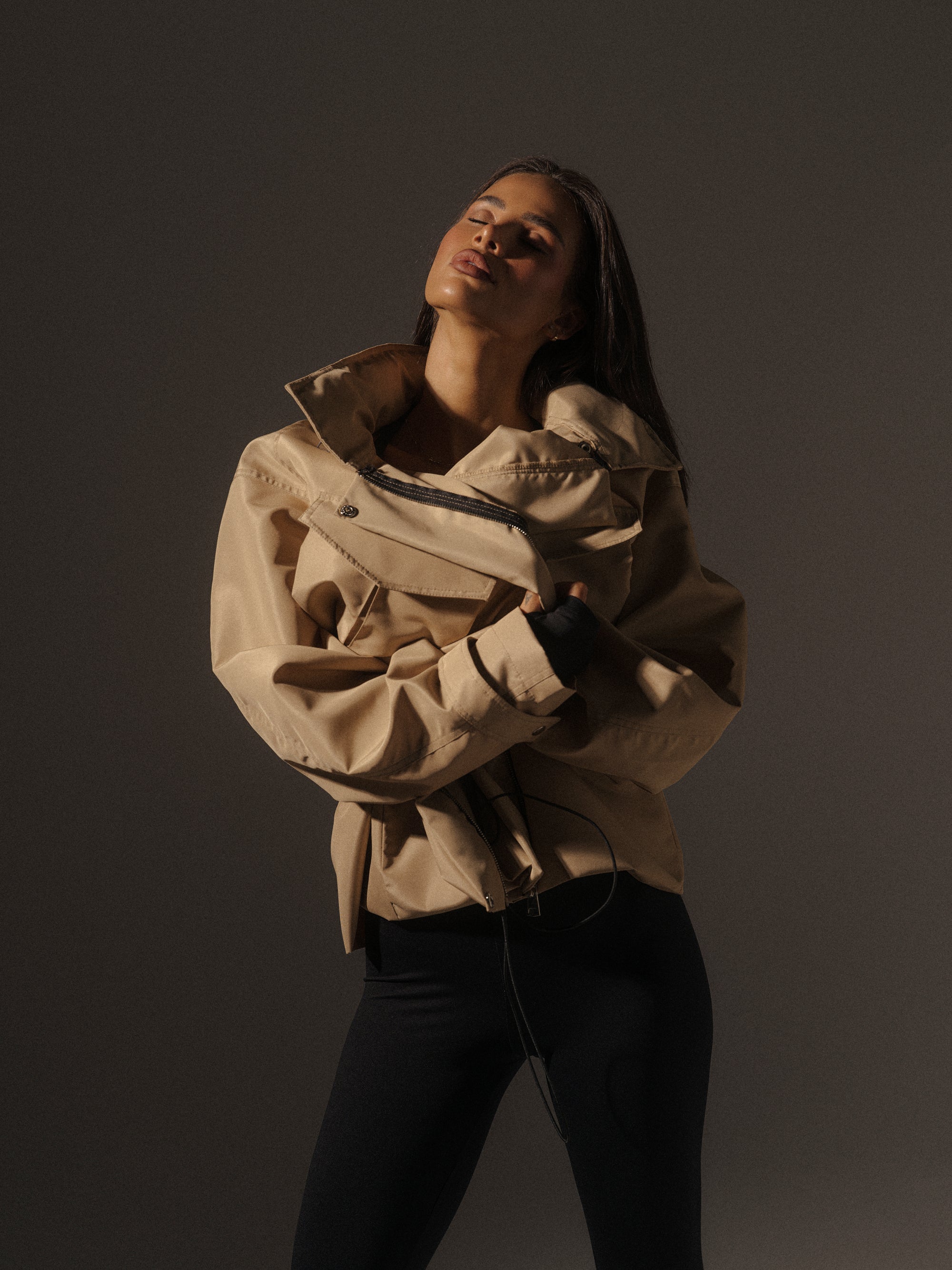 Liza Jacket In Beige