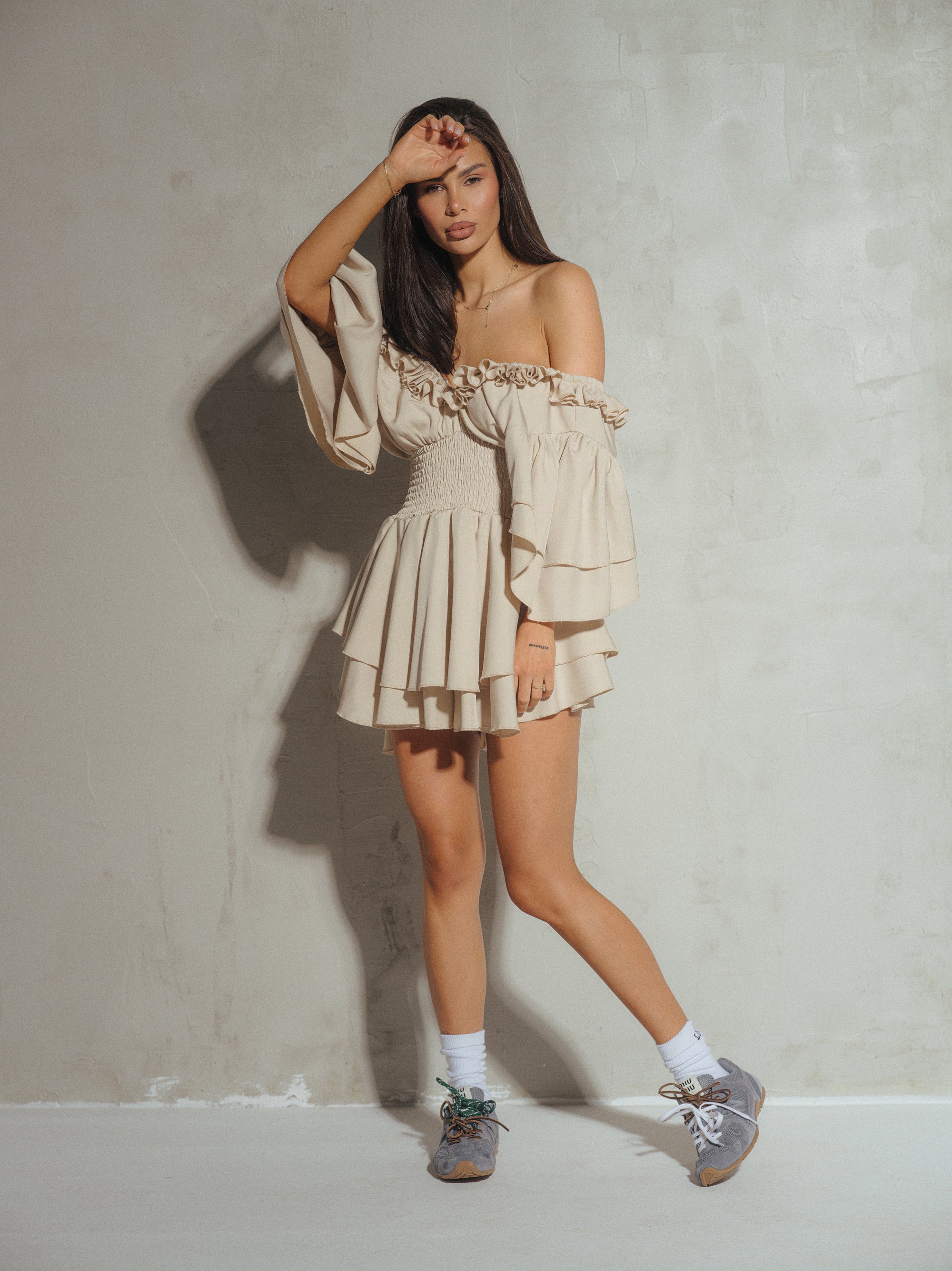 Liza Jumpsuits In Beige