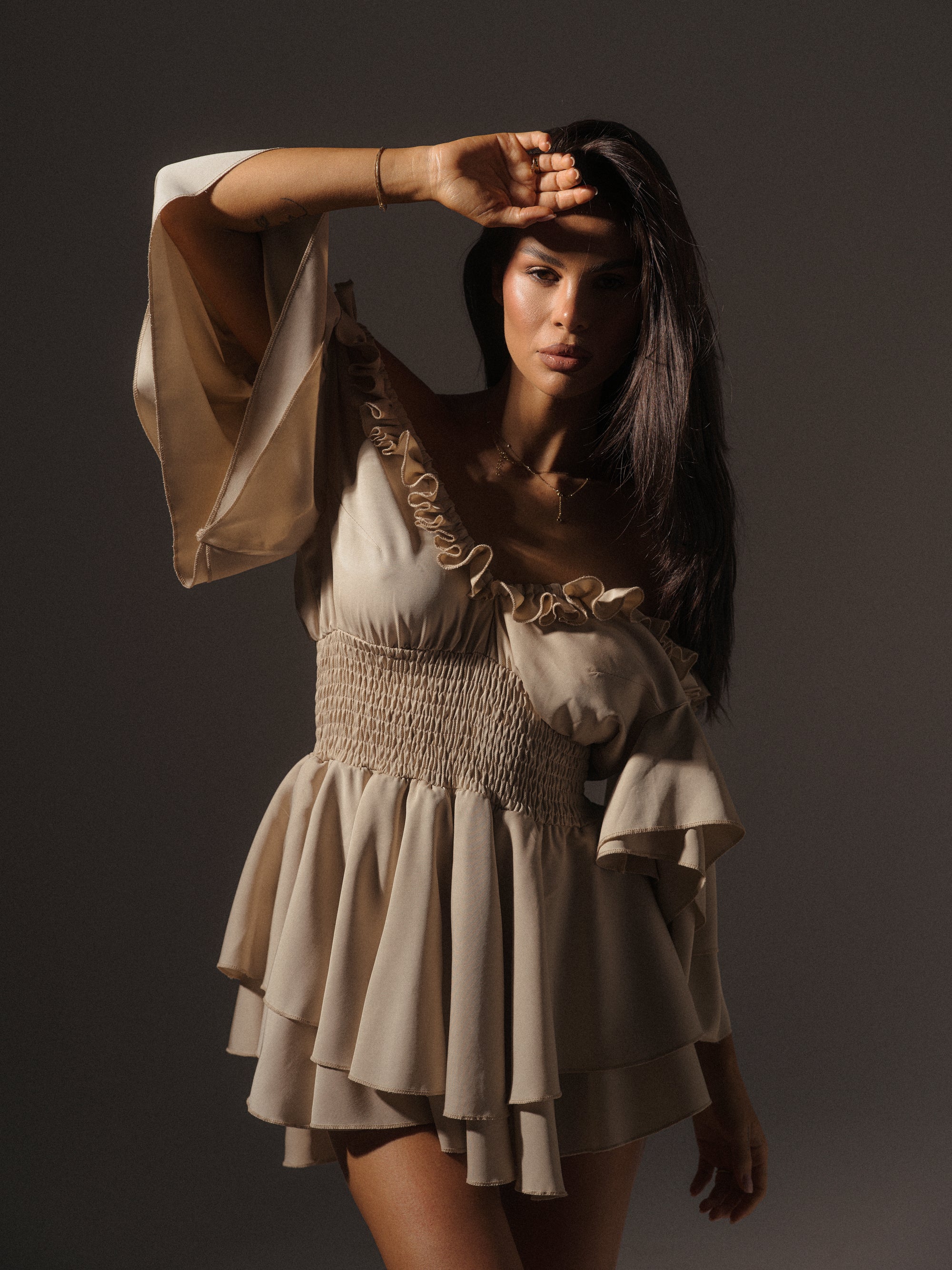 Liza Jumpsuits In Beige