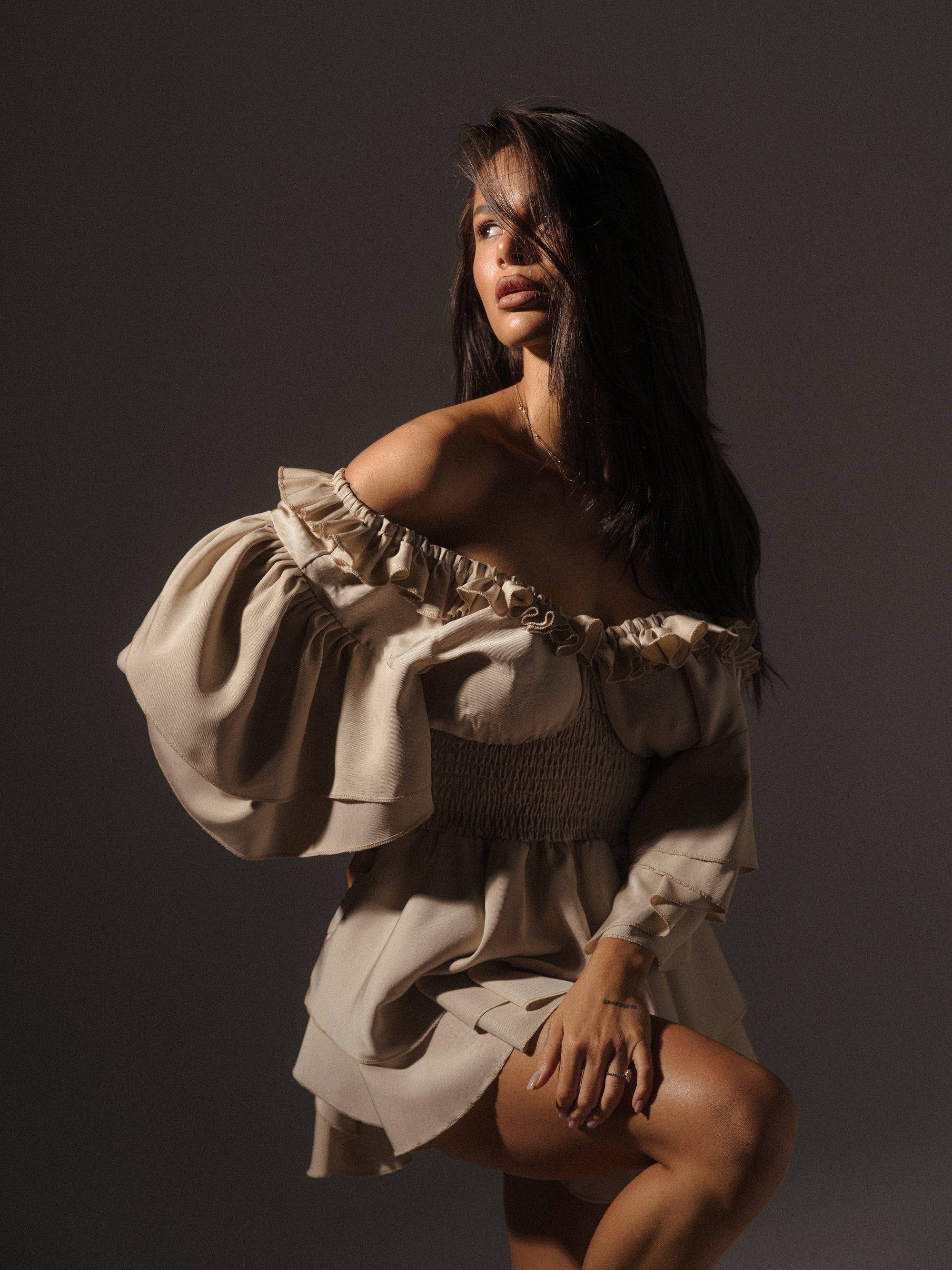 Liza Jumpsuits In Beige