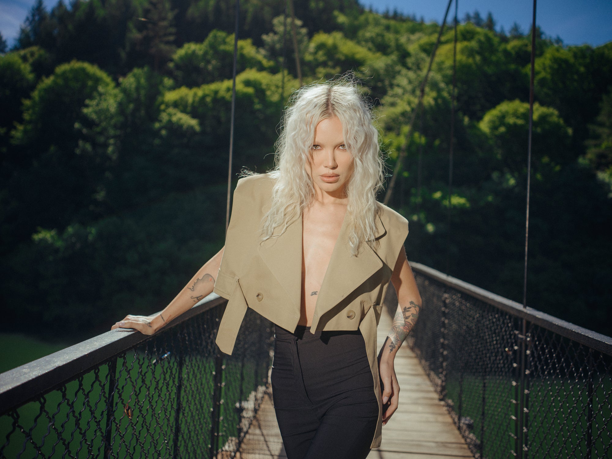 Shelby Vest in Beige
