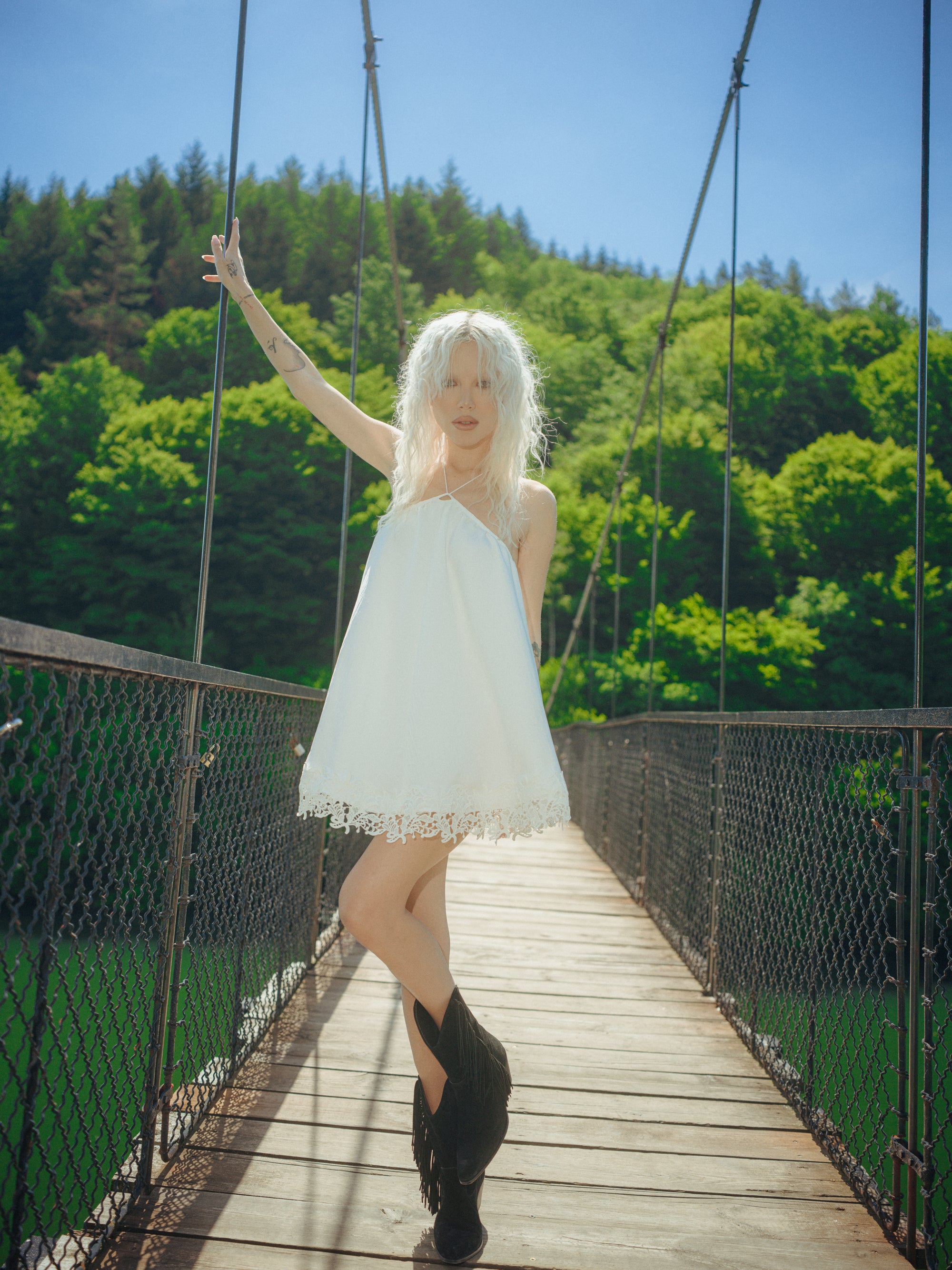 Dolly Dress In White
