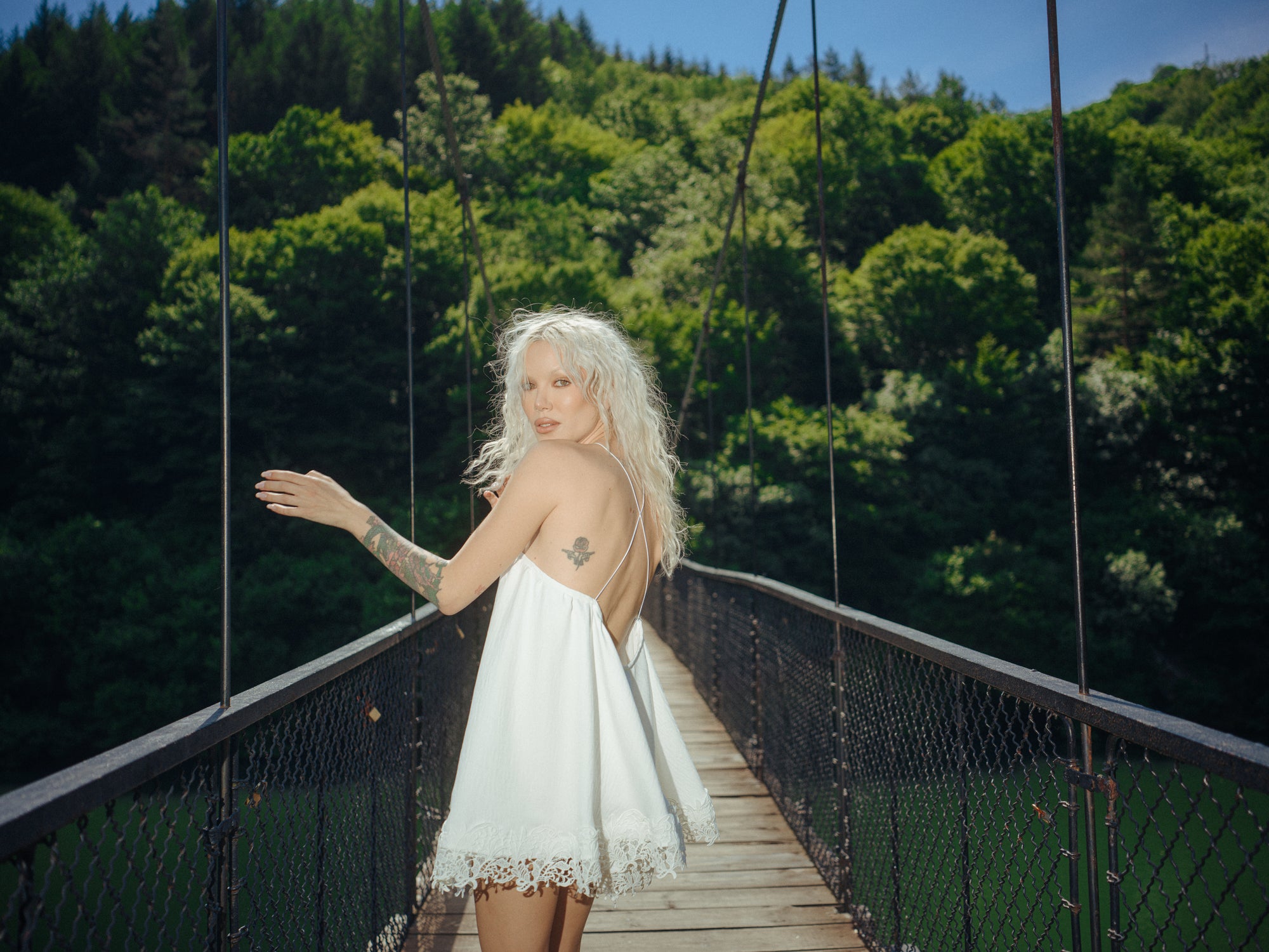 Dolly Dress In White