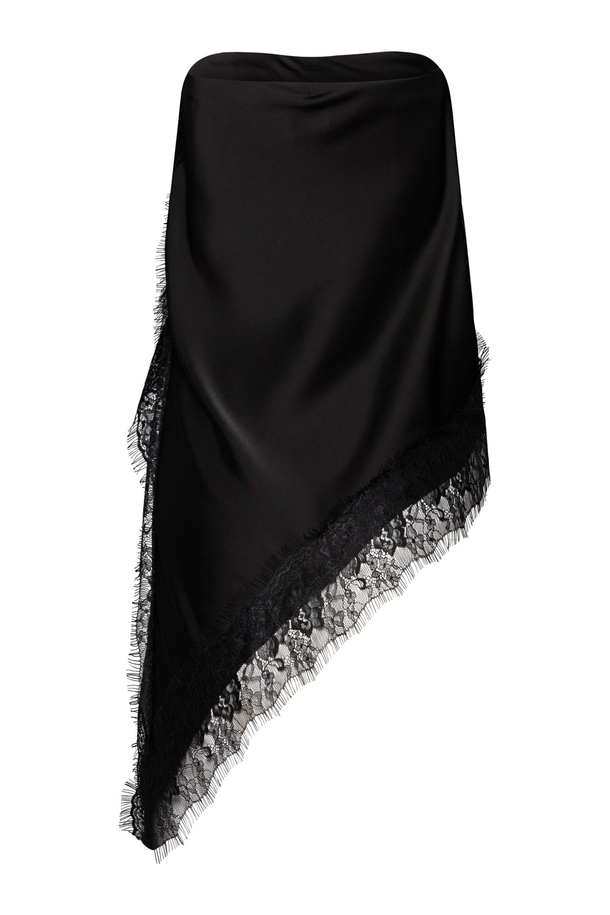 Amelia Asymmetric Skirt In Black