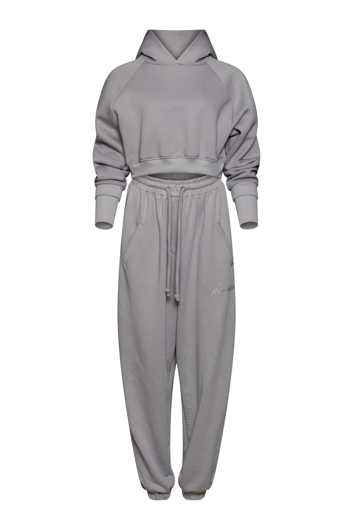 Short Sweatshirt In Modern Grey