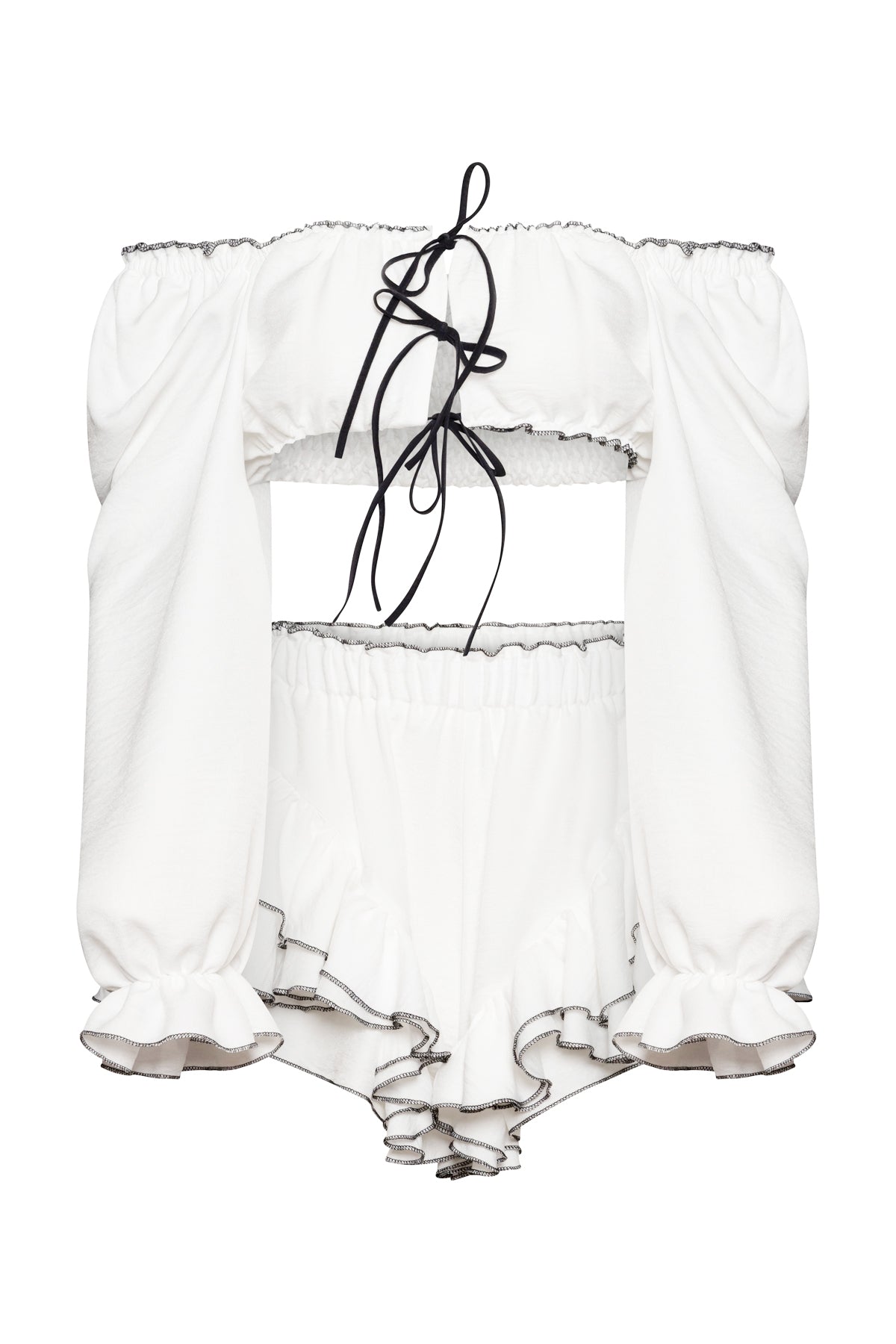 Vally Top In White
