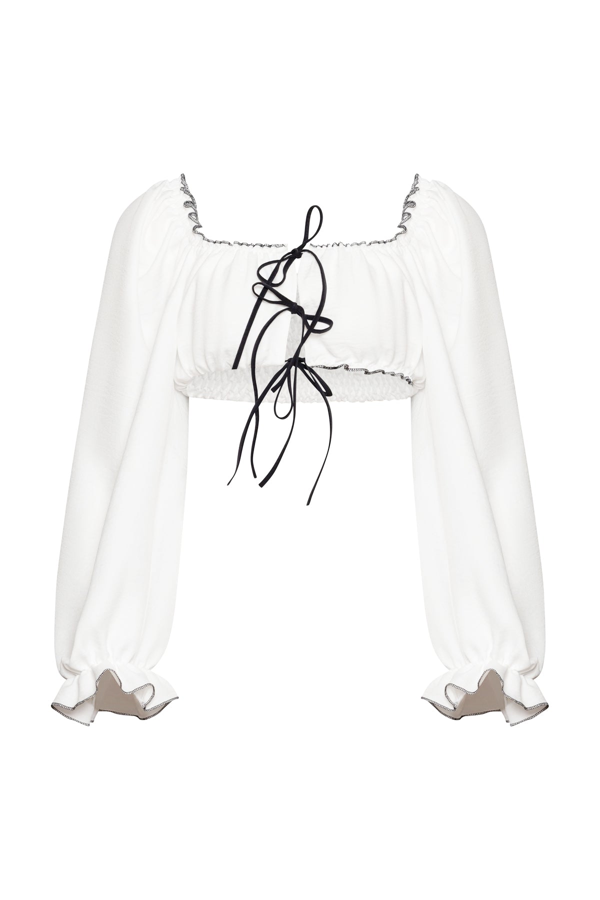 Vally Top In White