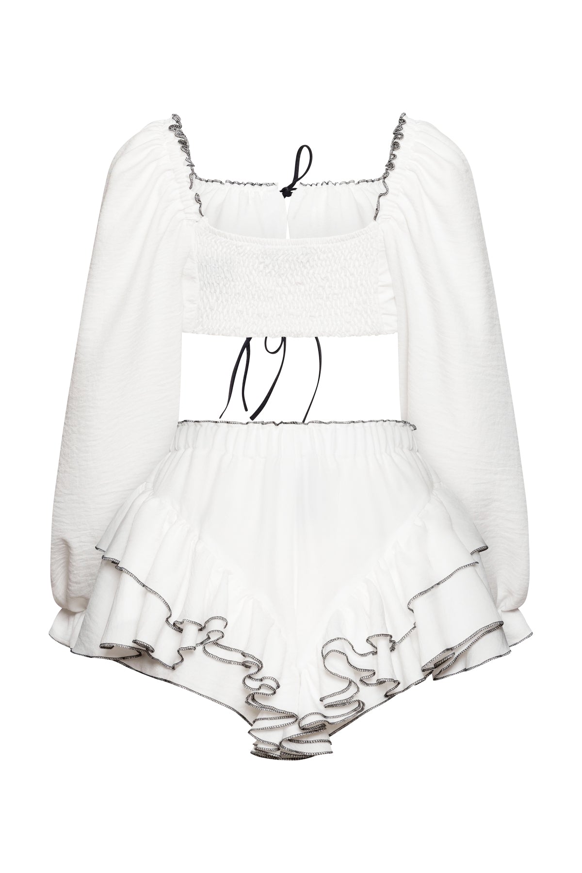 Vally Top In White