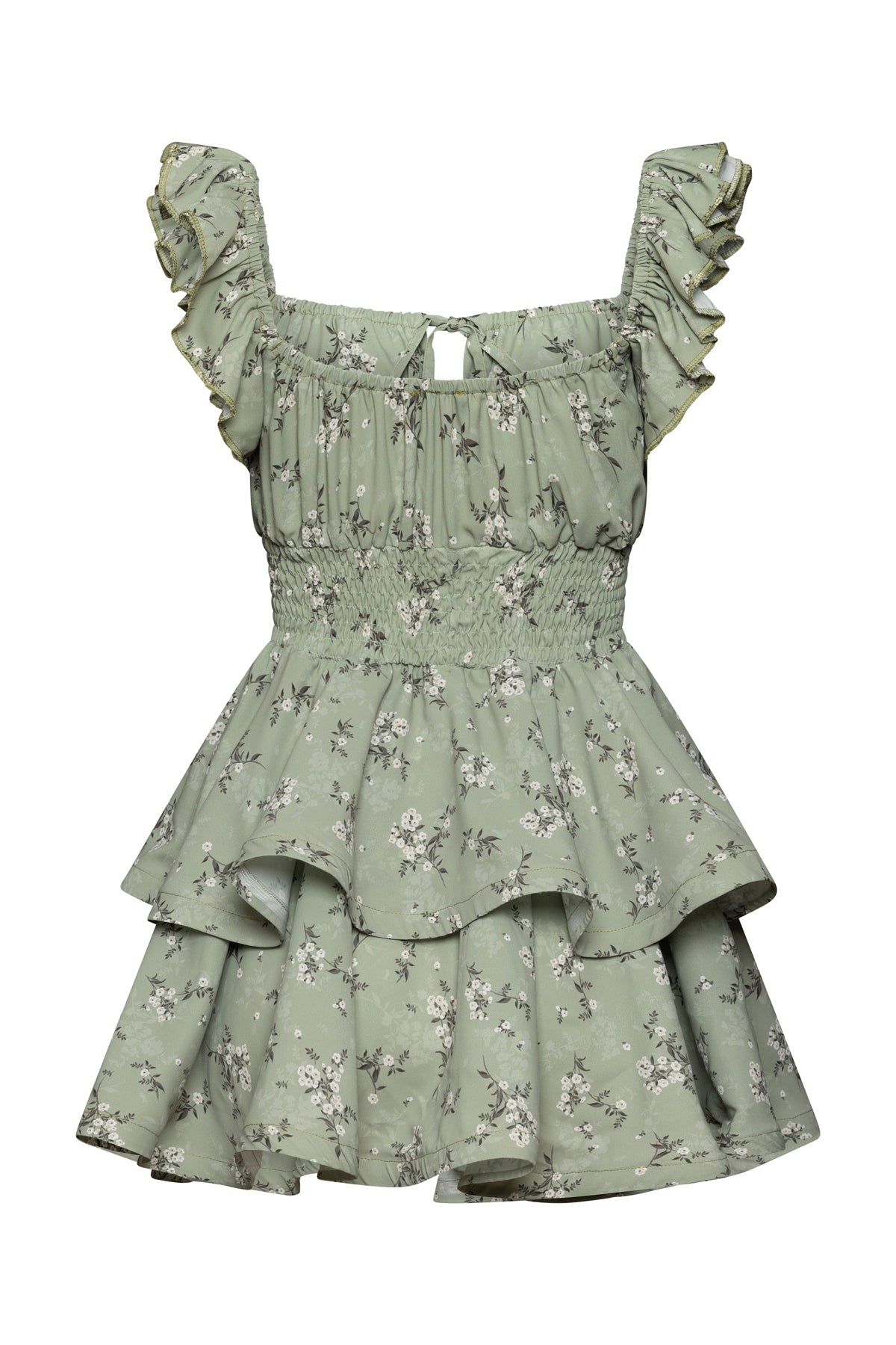 Maya Short Dress In Green