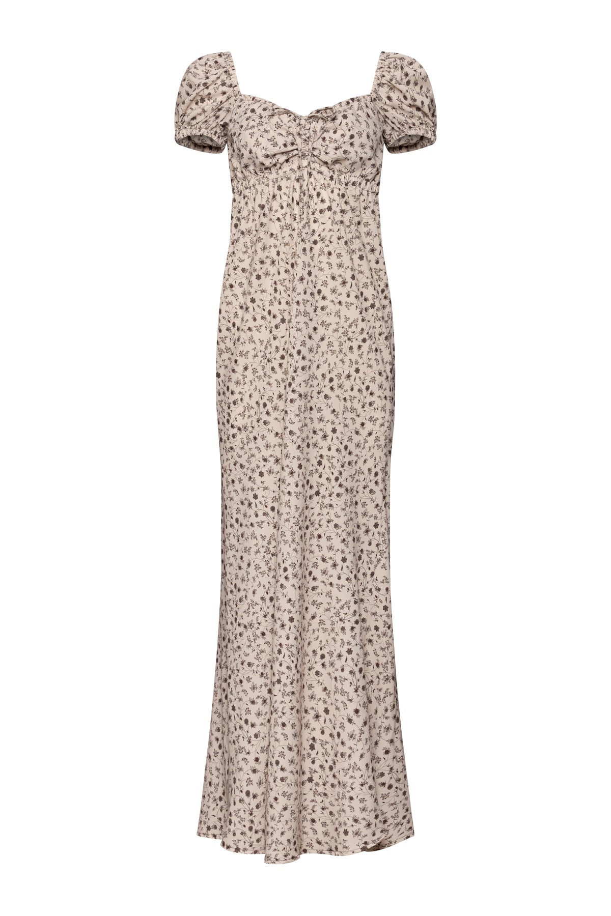 Maya Long Dress In Beige