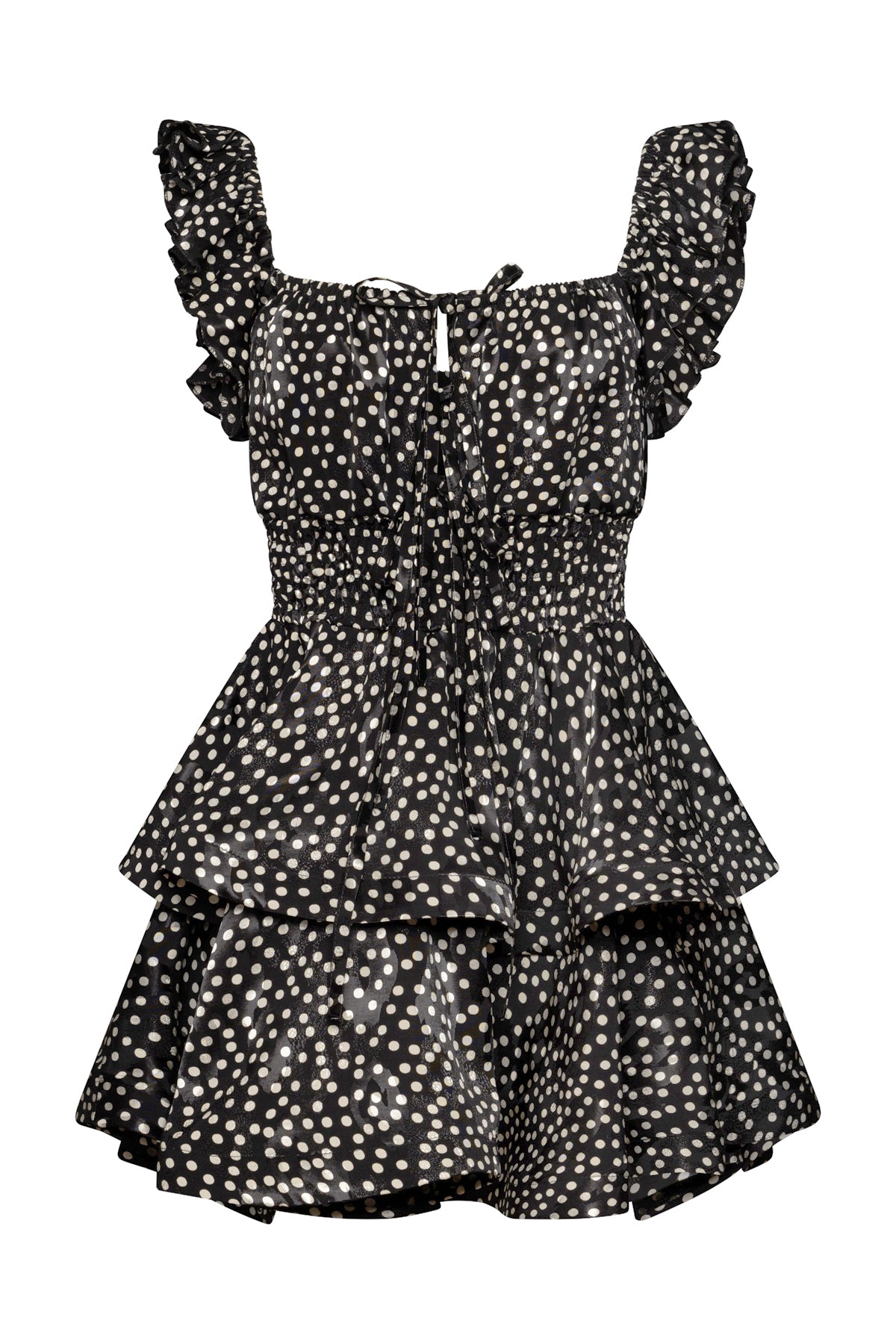 Maya Short Dress In Dots