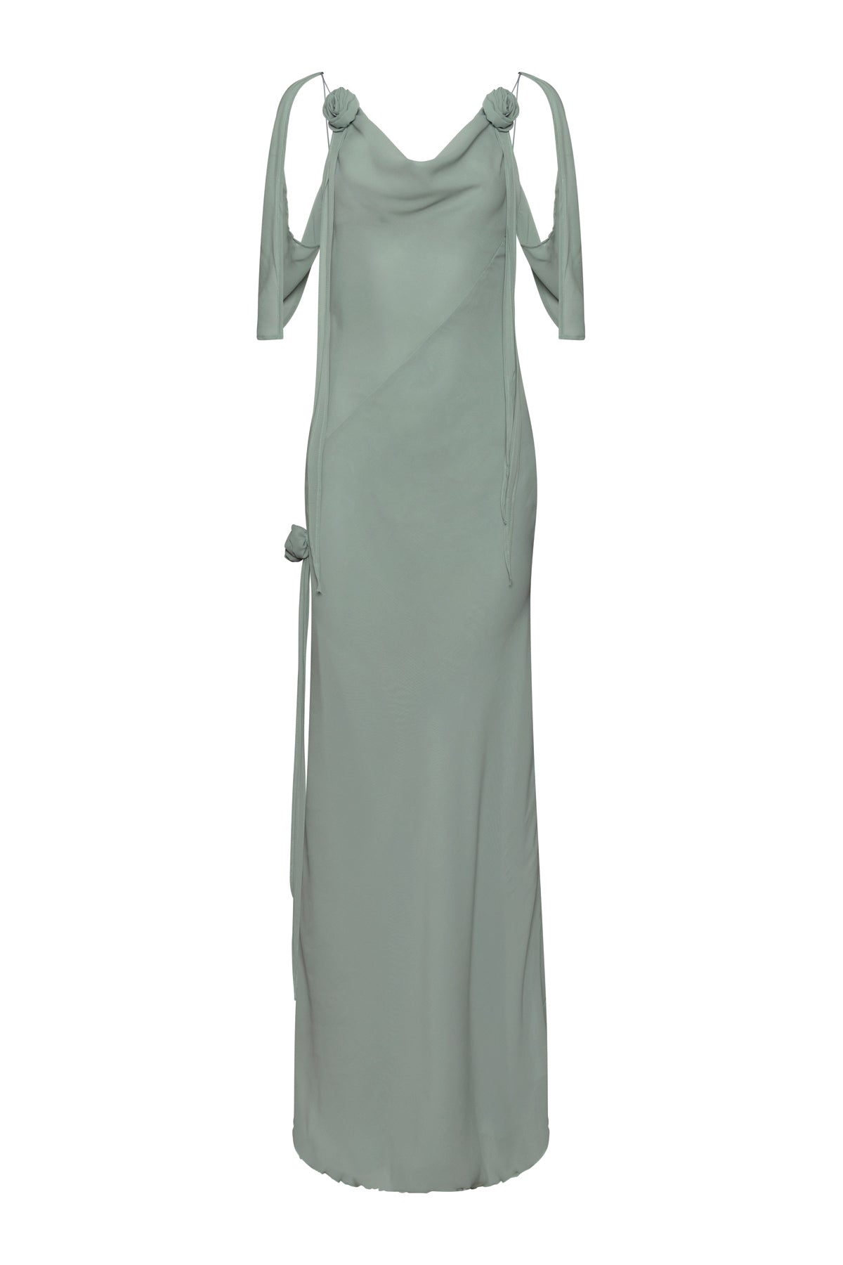 Rose Dress In Green