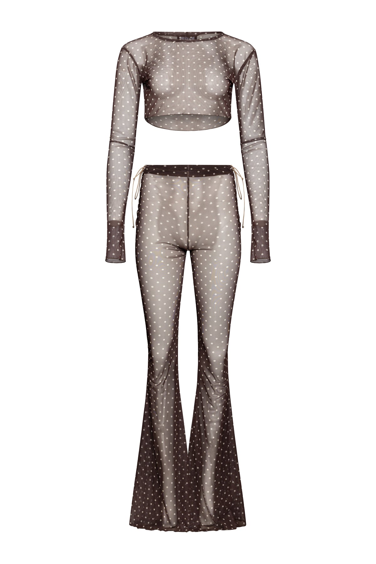 Mocha Muse Leggings With Dots