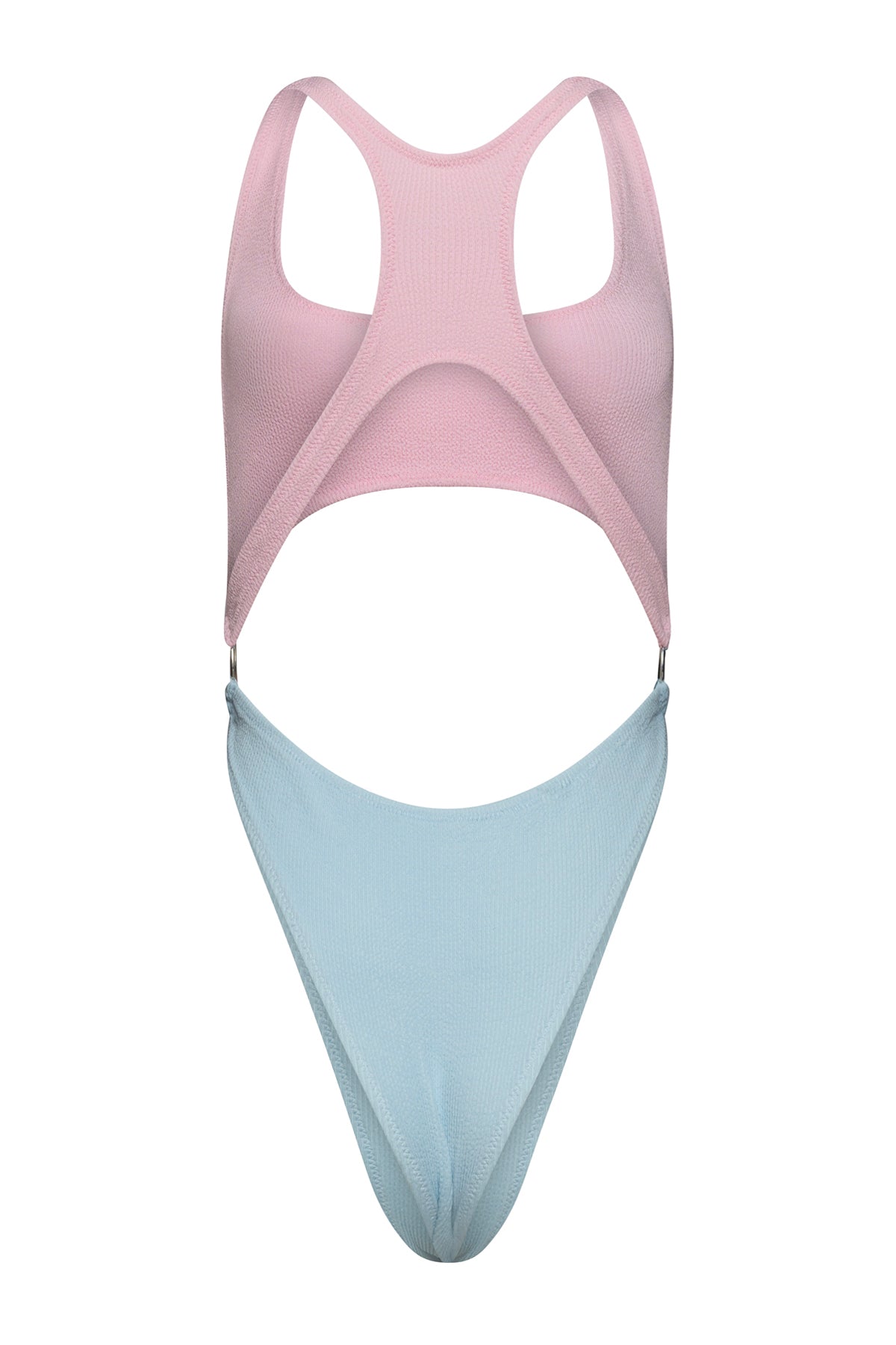 DC-10 Swimsuit In Blue And Pink