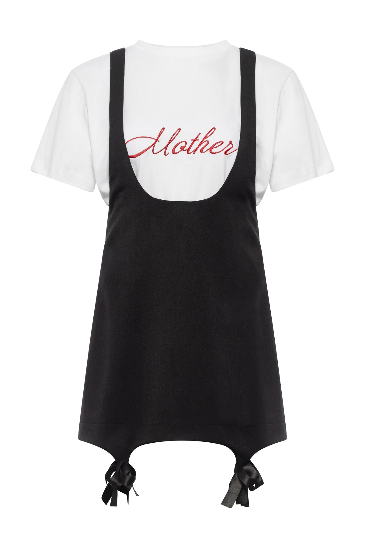 Bodysuit Embroidery Sexy Mama In White