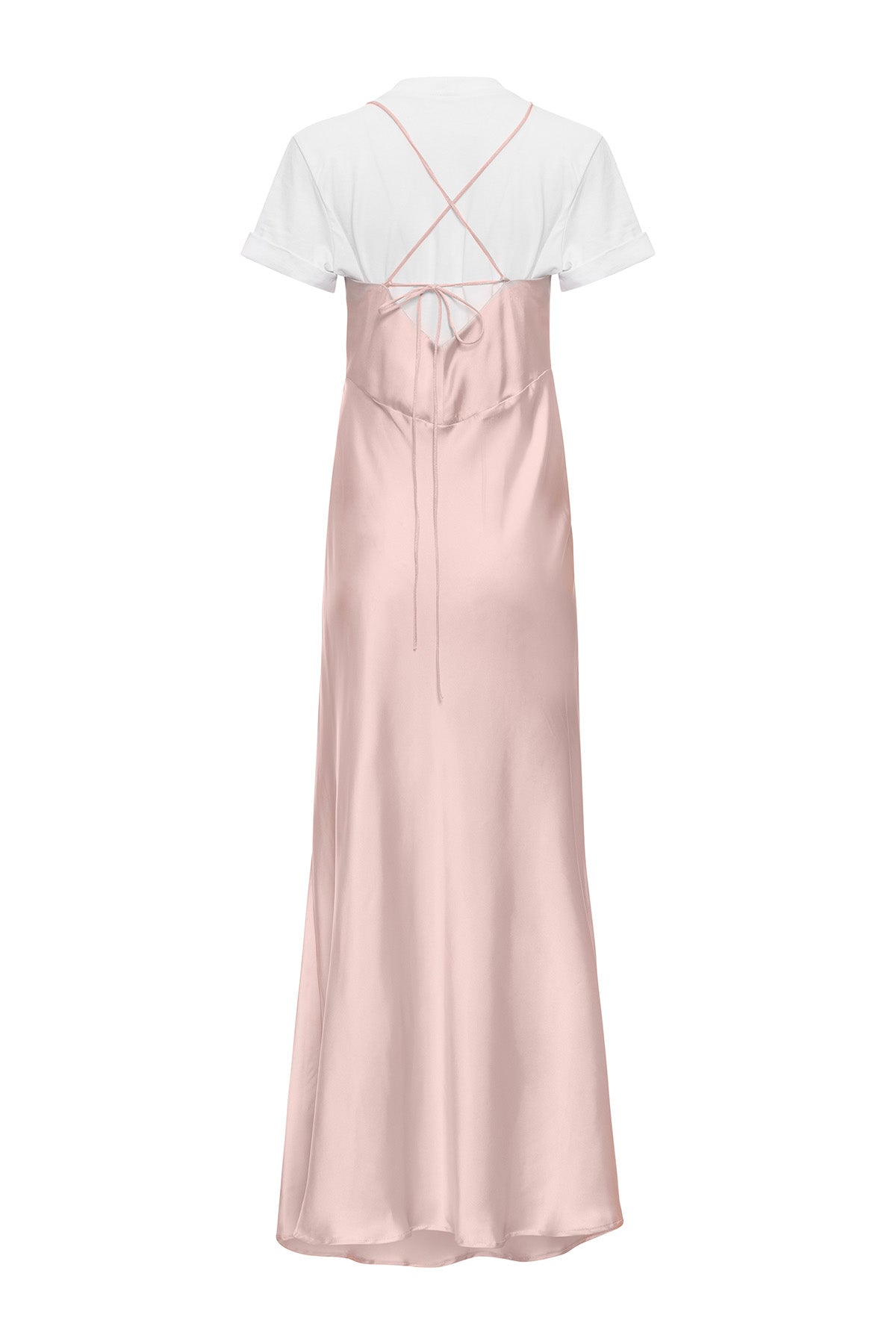 Dima Satin Dress In Pink