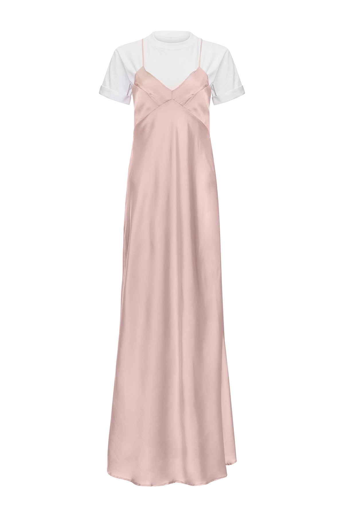 Dima Satin Dress In Pink
