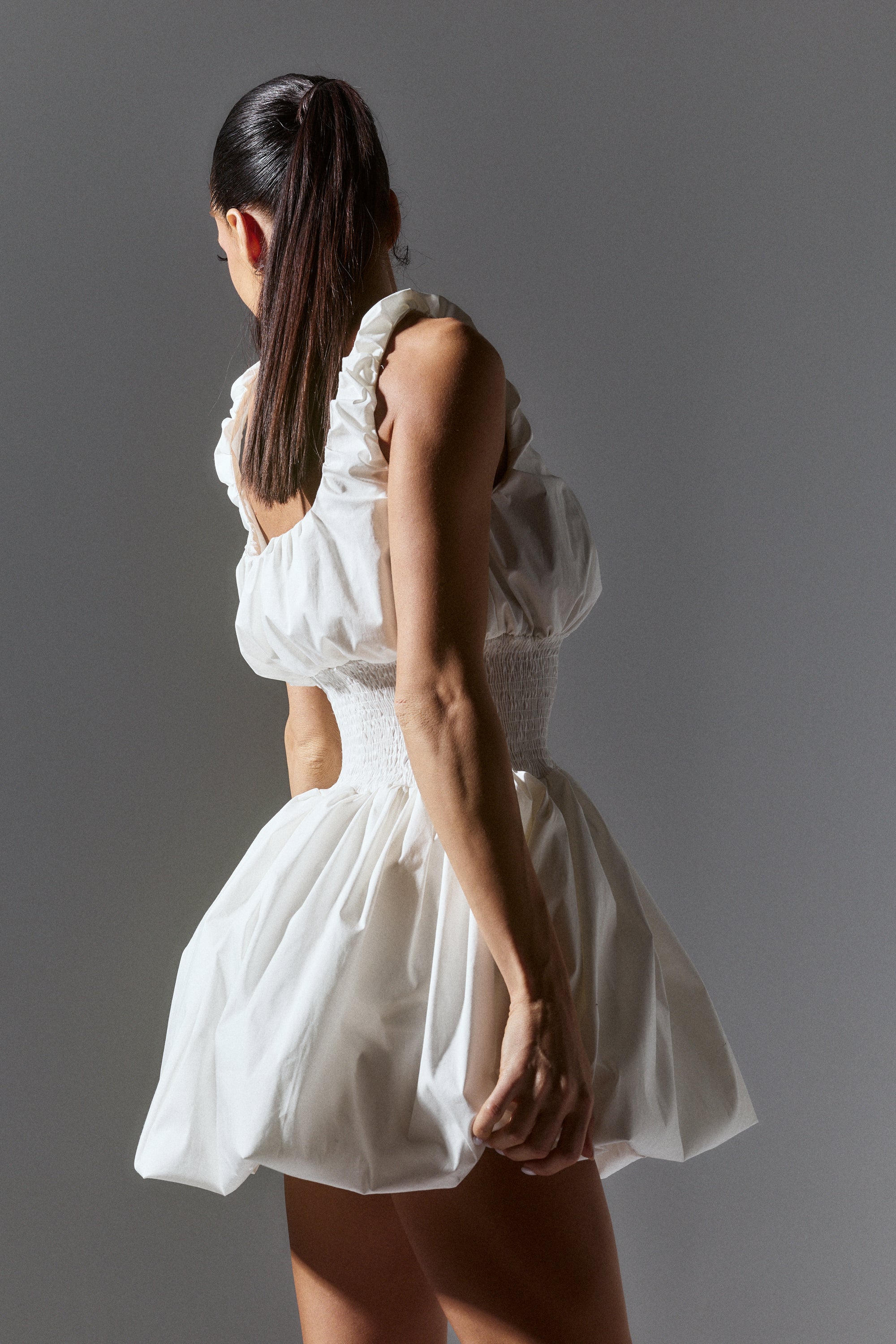 Liya Dress In White